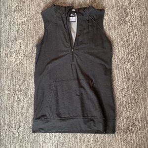 Nike dri fit half zip cut off